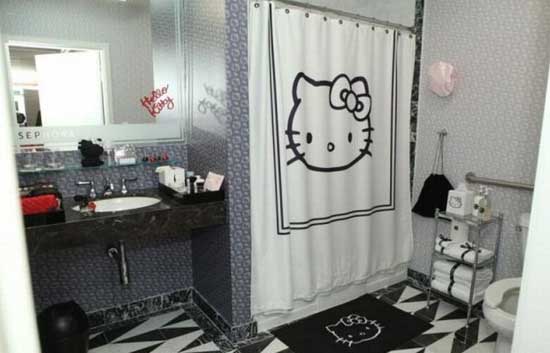 超萌HelloKitty精品酒店設(shè)計欣賞：今天你賣萌了嗎？