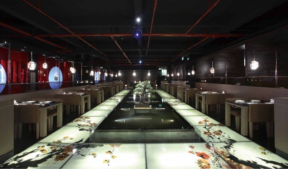 圣誕情調(diào)餐廳大放送 漫天星光餐飲會所設(shè)計