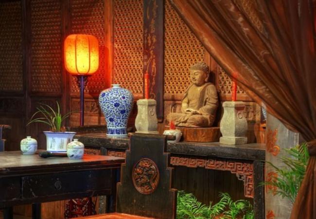 上海茶餐廳設計-包間一角